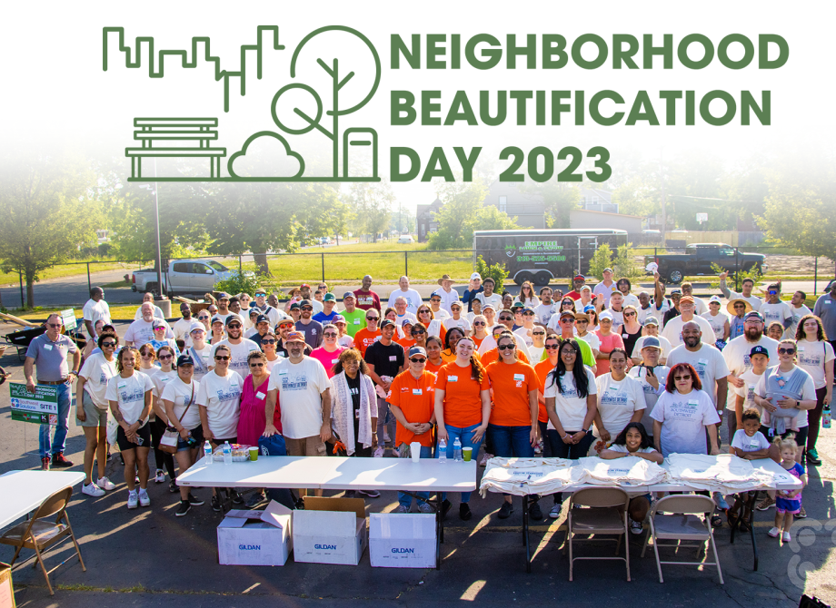 the Group of Volunteers for Neighborhood Beautification Day 2023