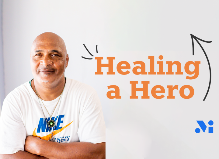George Healing a hero
